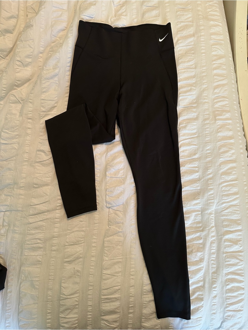 Nike Dri-FIT Black High Rise Full Length Leggings Women’s Size M